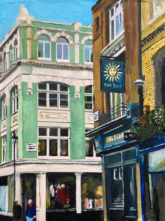 Bright Sunny Day in Soho, London