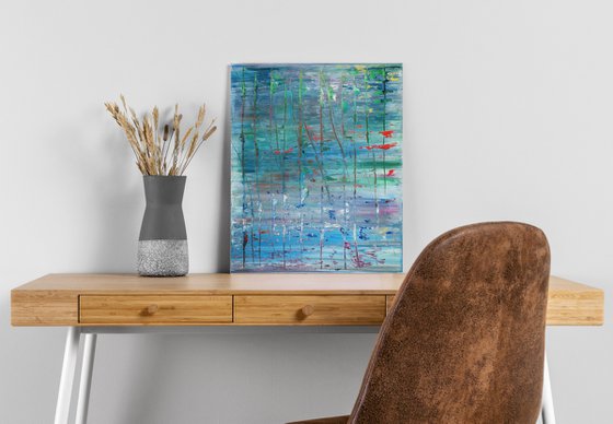 45x55 cm | 17.5 x 21.5″ Original Abstract painting Canvas Art