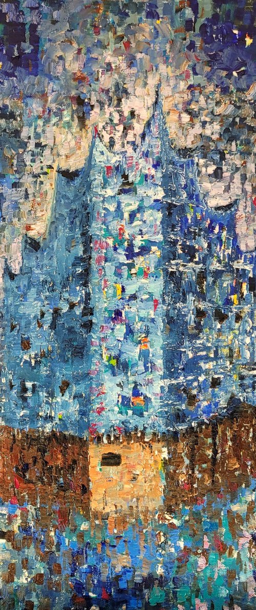 Blue Diamond. Elbphilharmonie Hamburg. by Kathrin Flöge