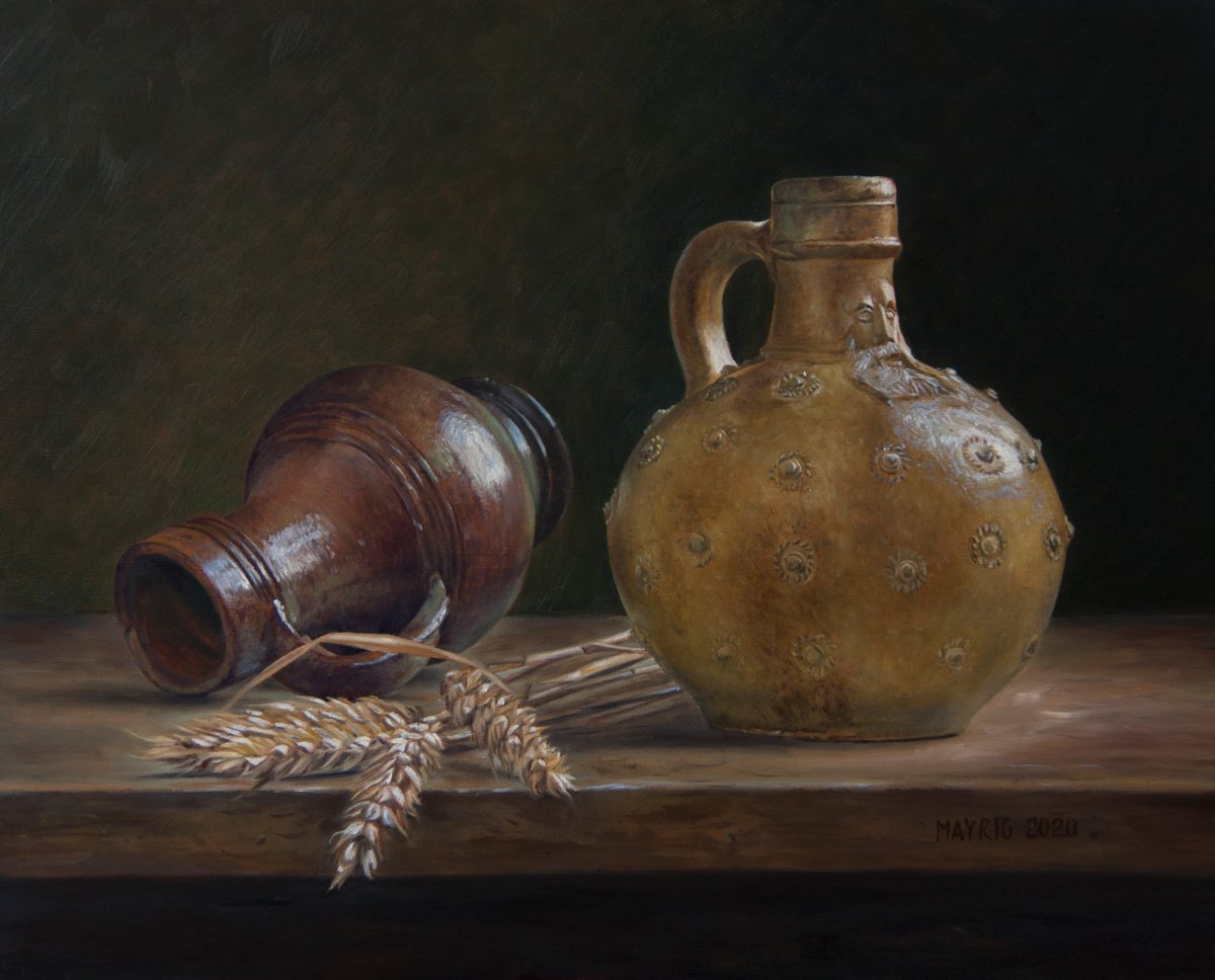 Medieval Beer Contest By Mayrig Simonjan, 20 X 16, Artwork For Sale On Artfinder
