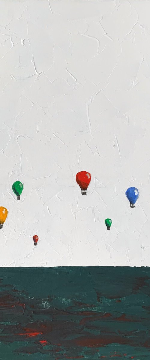 Colorful air balloons. by Vita Schagen