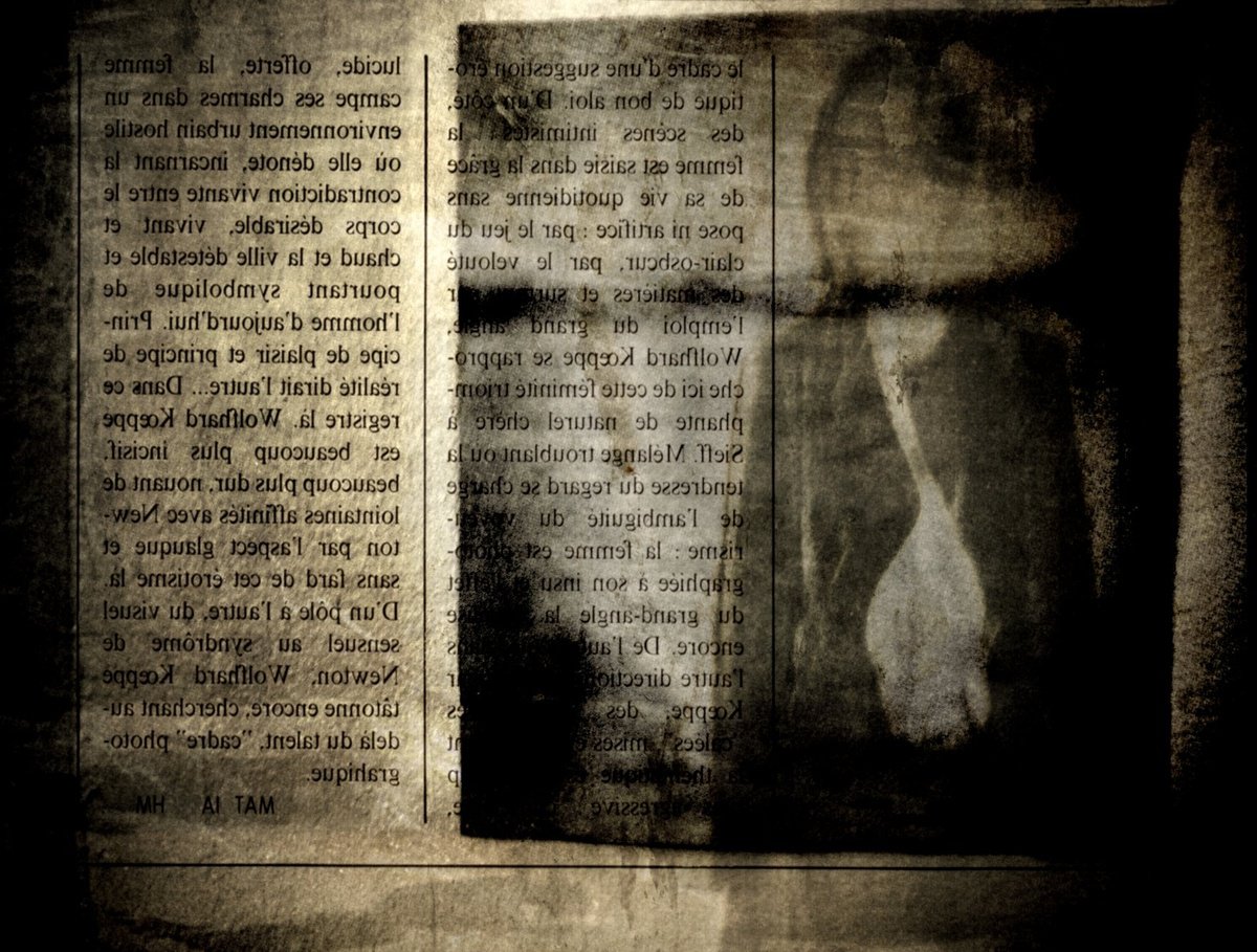 Surrealistic Portrait Giclee Print By Philippe Berthier, 26 X 20", Deuxieme Roman...., Original Artwork