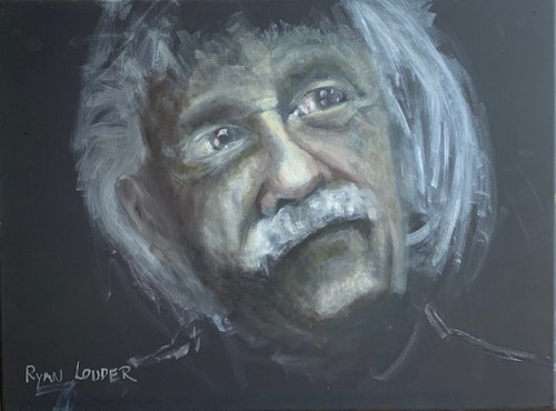 Einstein - Portrait of Einstein - Picture of Albert Einstein by Ryan  Louder