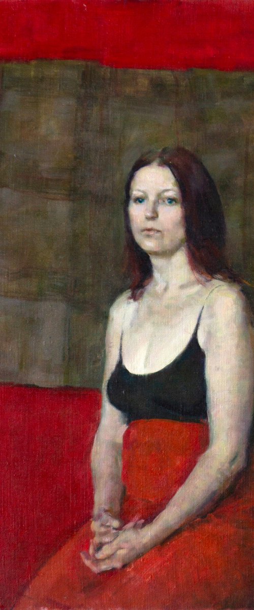 Red on white, white on red by Anastasia Borodina