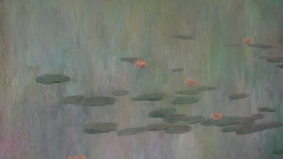 Water Lilies - Water Lilies large painting