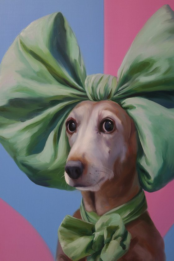 "Lady with a bow"