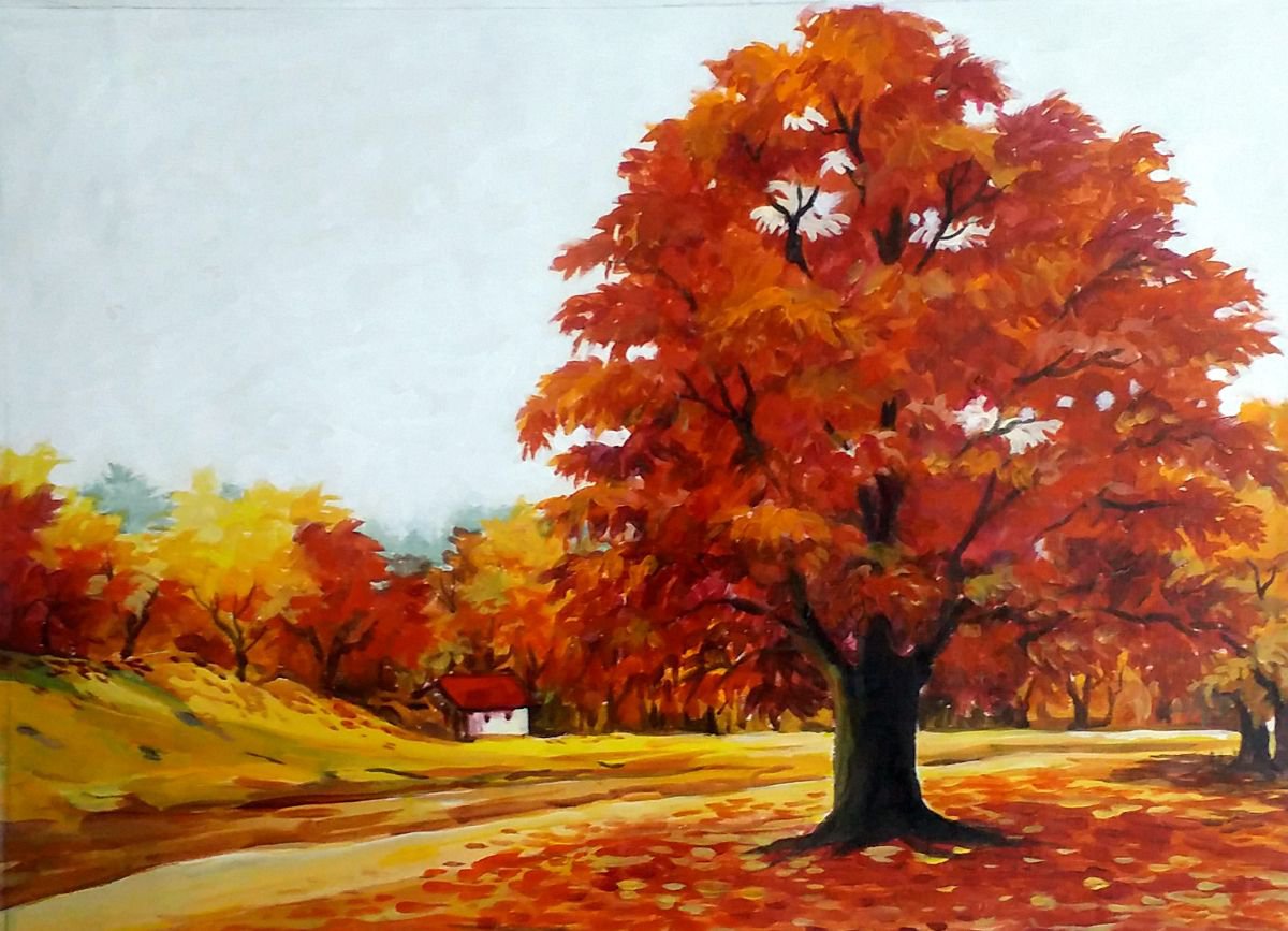 Beauty of Autumn Tree by Samiran Sarkar