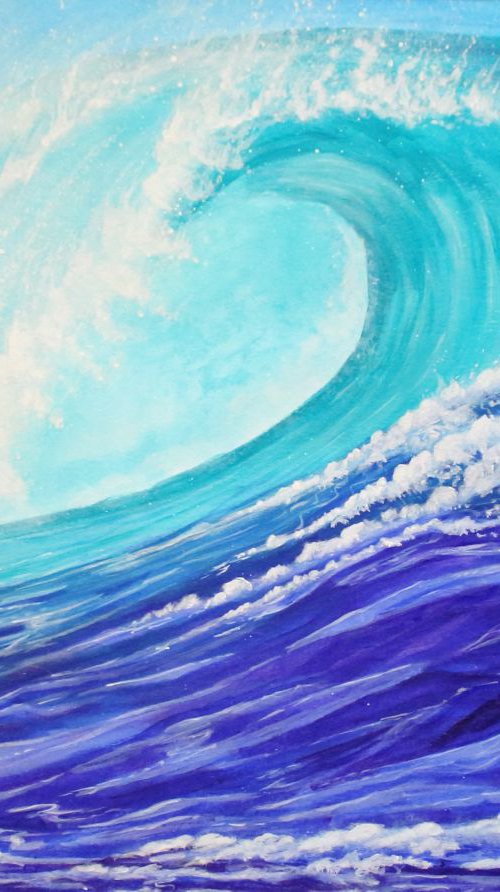 Deep Blue -wave by Jadu Sheridan