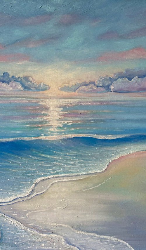 Sky and sea by Mary Voloshyna