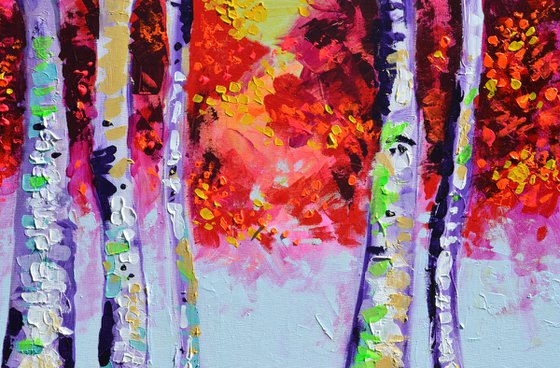 Autumn Magic Birch Forest