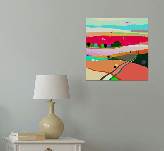 House Castle (Casa Castillo) (pop art, landscape)