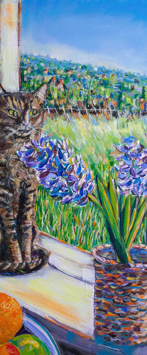 WINDOWSILL LOOKOUT by Diana Aungier-Rose