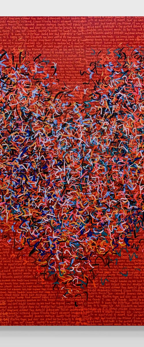 The Zen Optimist Two 127 x 127cm by George Hall