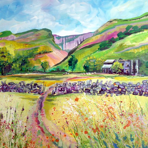 Hartlakes Hall, Swaledale Yorkshire Dales by Julia  Rigby