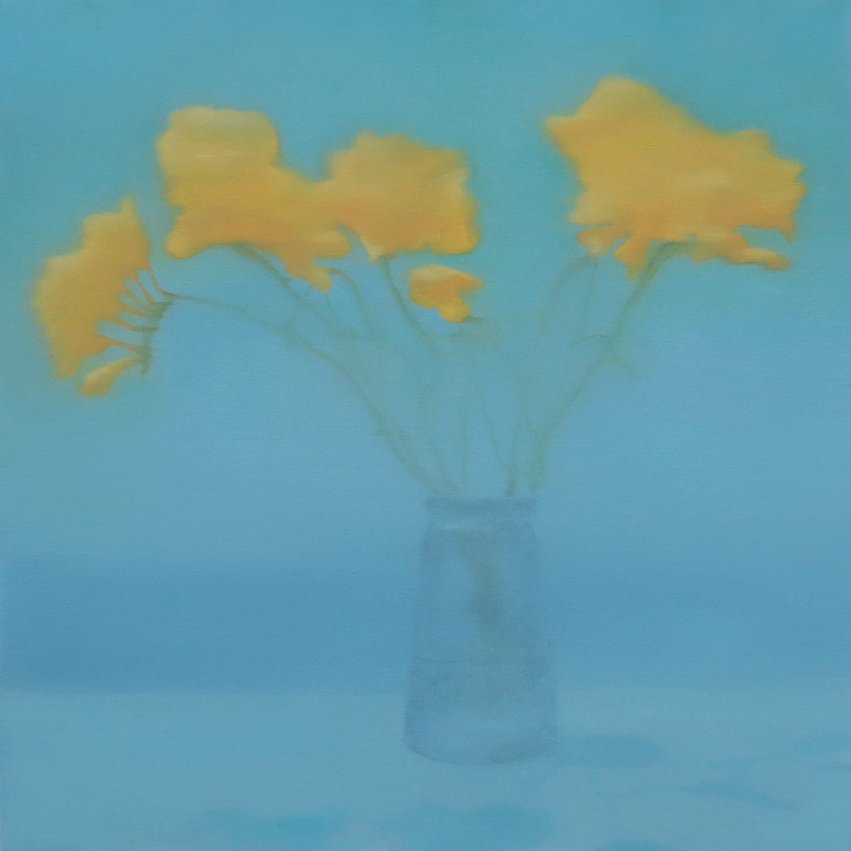 Photorealistic Oil Painting , Spring Bloom By Howard Sills, 16 X 16, Artwork For Sale On Artfinder