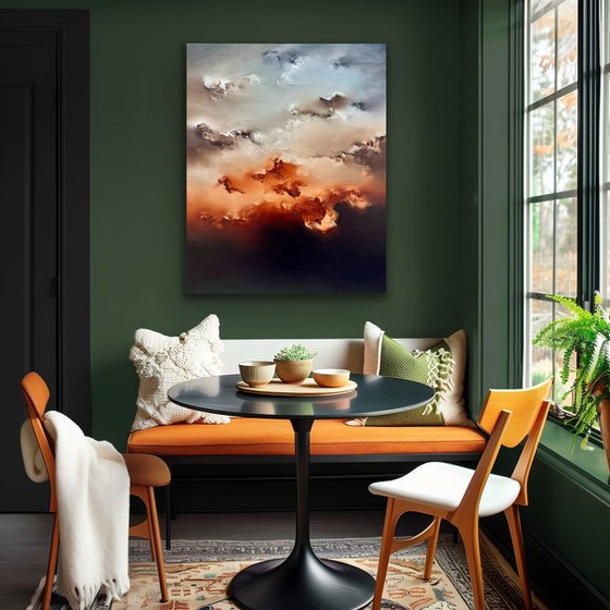 Mountains on her shoulders