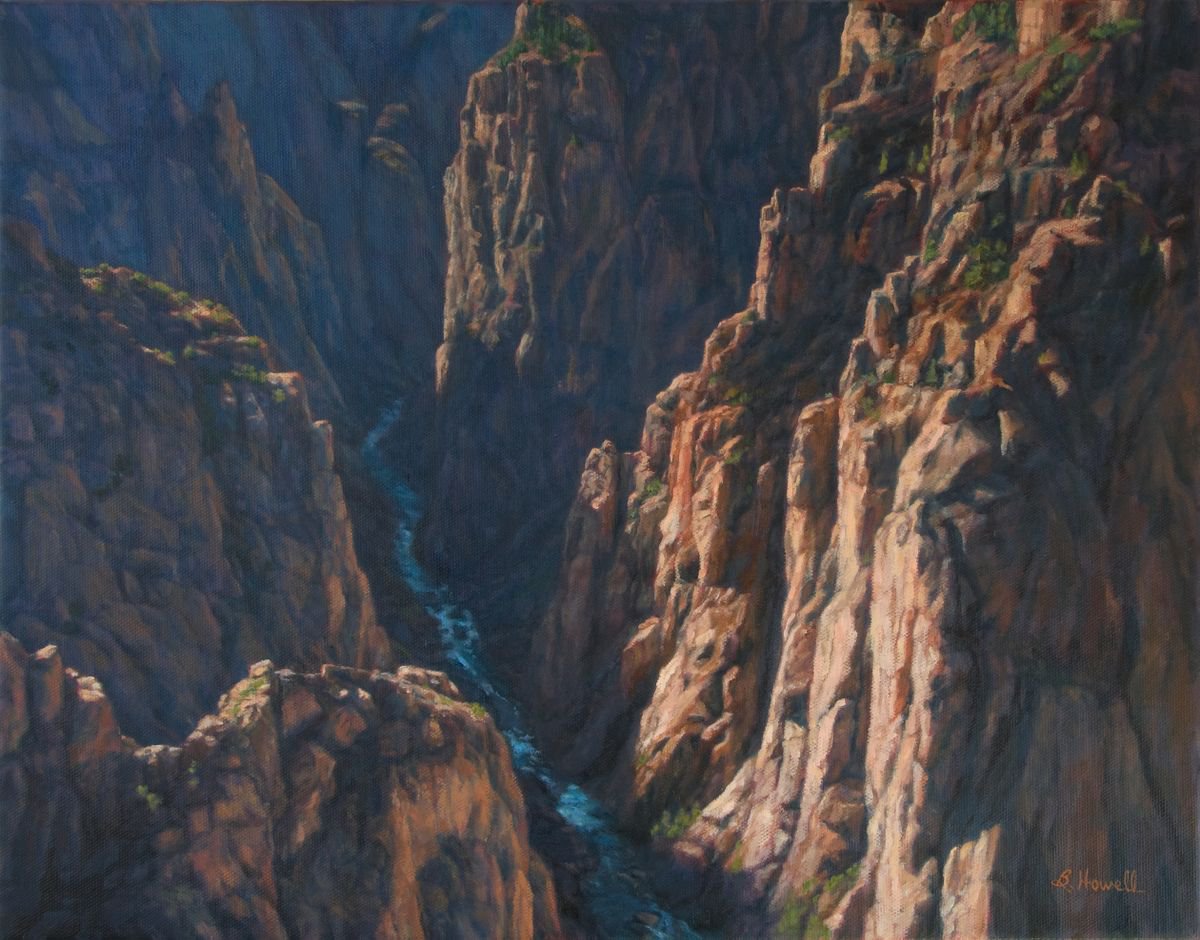 Black Canyon - Ancient Rocks by Brenda Howell