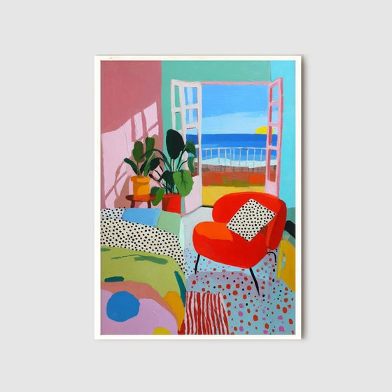 Contemporary Bedroom Scene