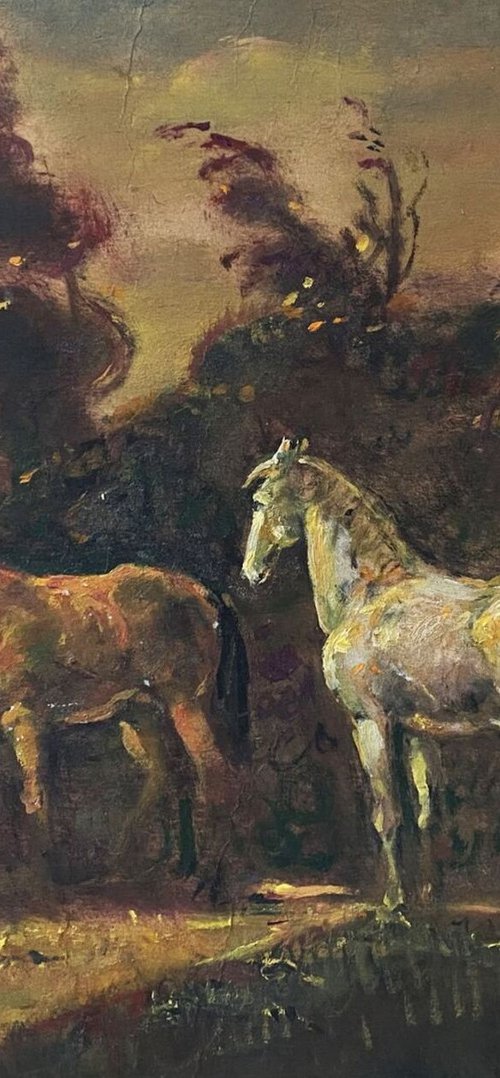 Horse evening by Oleg and Alexander Litvinov