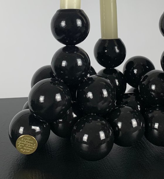 Sphere sculpture Candleholder