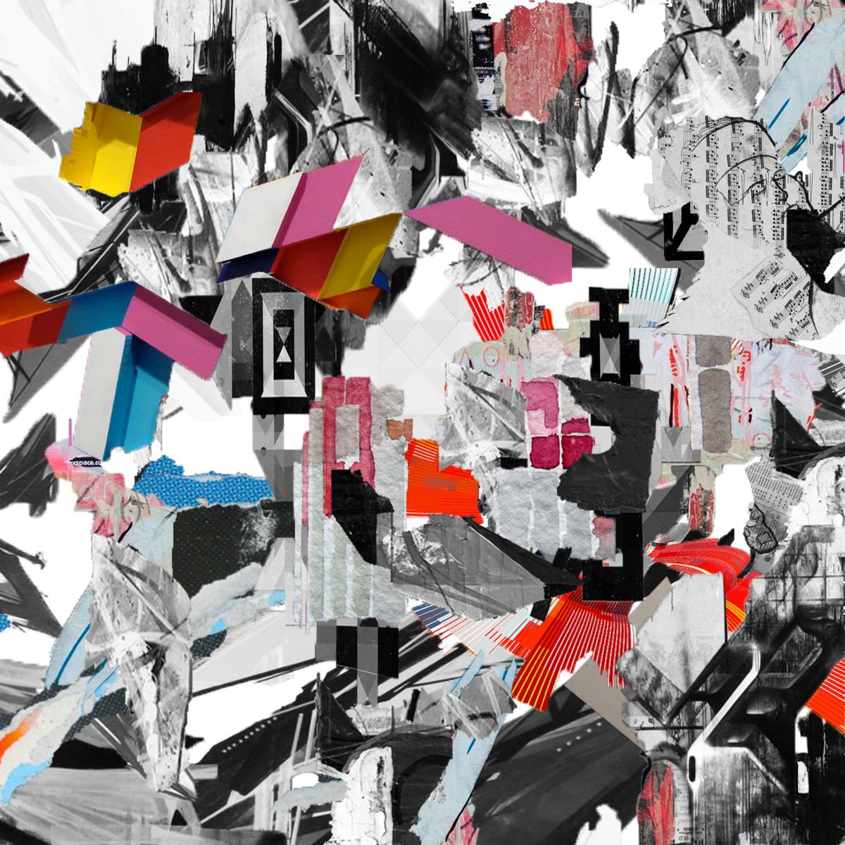 Abstract Limited Edition Print By The Most Active, 13 X 13", Diamond Square No 3, Original Artwork