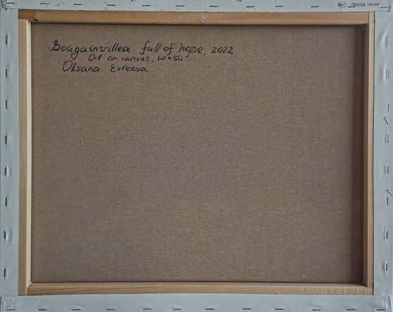 Bougainvillea full of hope