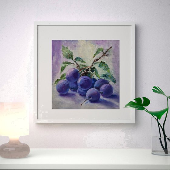 Plums Painting