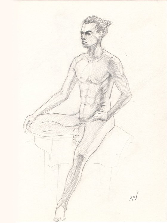 Sketch of Human body. Man.53