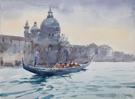 Venice ,in front of Santa Maria della Salute