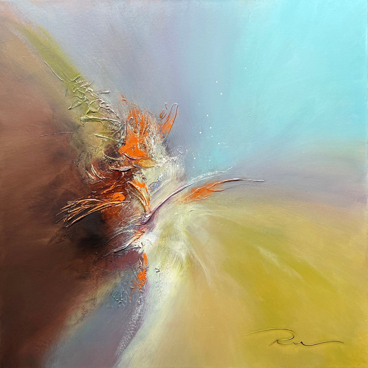 Olive Eden By Indie Ru, 28 X 28, Artwork For Sale On Artfinder
