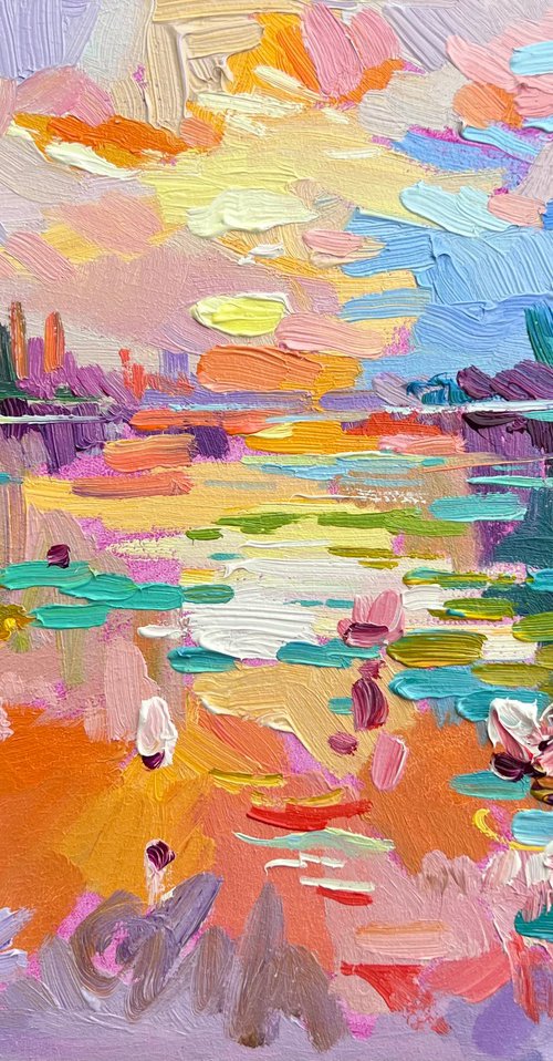 Water Lilies 19 by Ole Karako