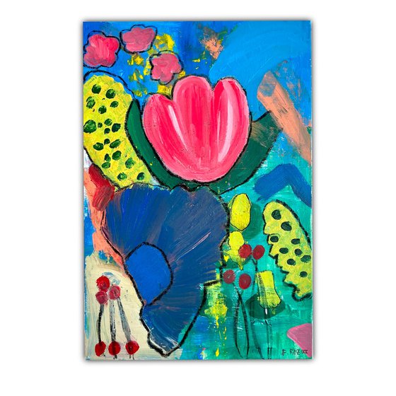 "Where Flowers Remember" 36x24"