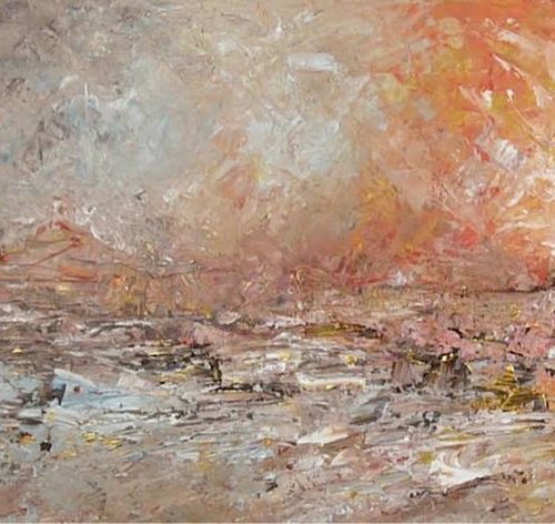 Forgotten Shore  (Large, Panoramic, 100x40cm) by Kalpana Soanes