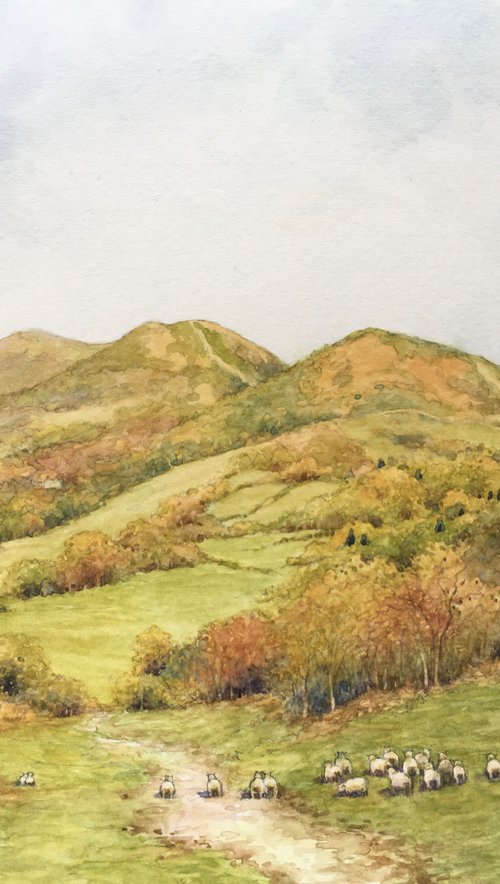 Malvern Hills in Autumn by Christopher Hughes