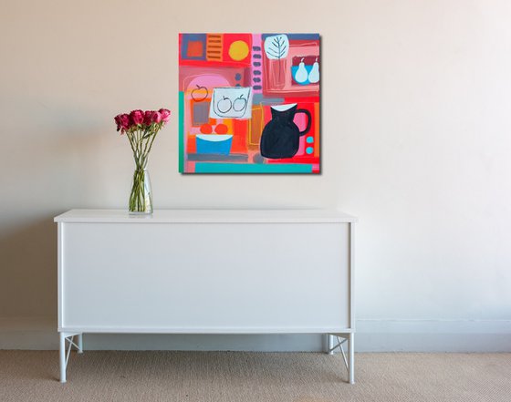 Still Life with a Black Jug