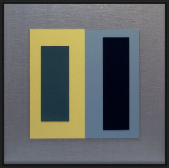 TWENTY TWO - Modern 3D Painting / Construction / Framed