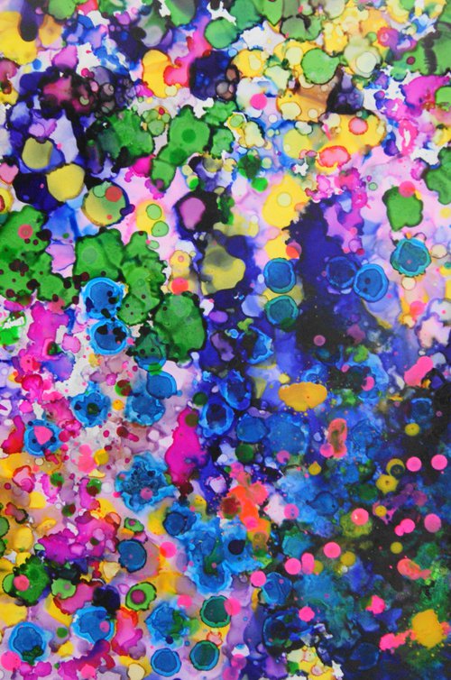 Summer Pansies by Lesley Blackburn