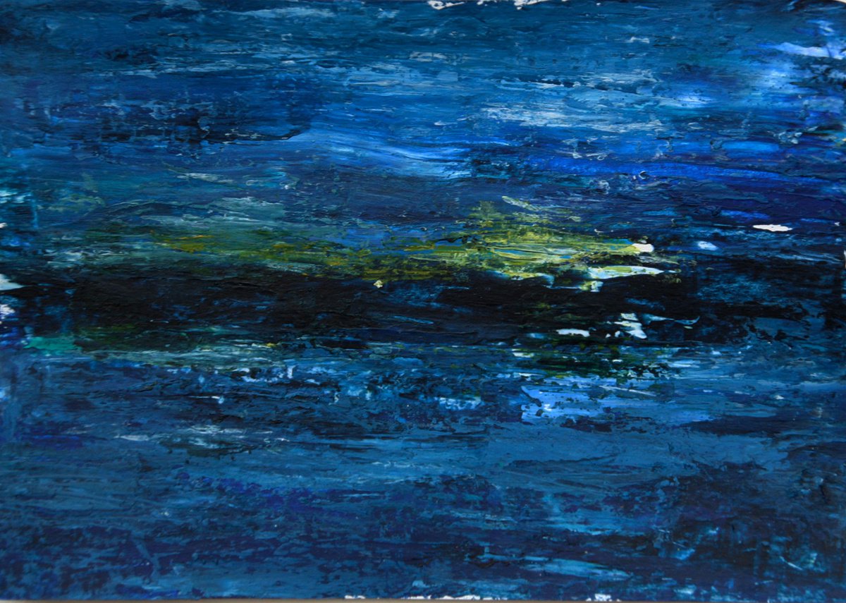 Impressionism seascape sunset 2nd part by Jovana Manigoda