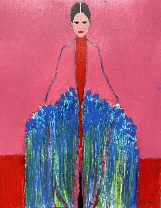 Girl with a Bouquet