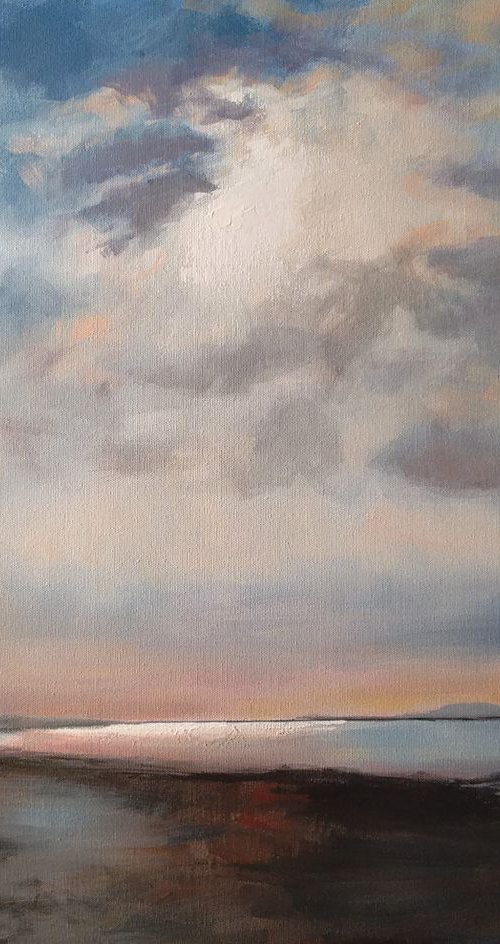 Evening Skies Over Whitstable. by Jackie Smith