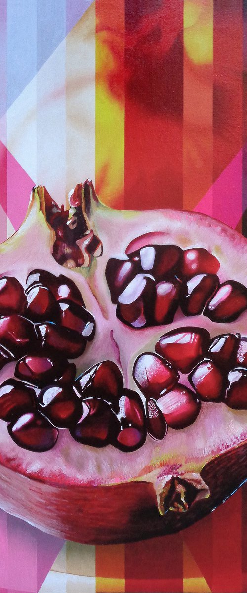Split Pomegranate by Sandro Chkhaidze