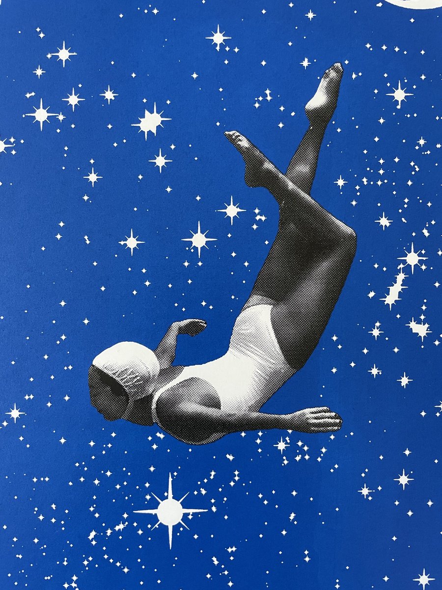 Urban And Pop Screenprint , Weightless By Anne Storno, 20 X 28, Artwork For Sale On Artfinder
