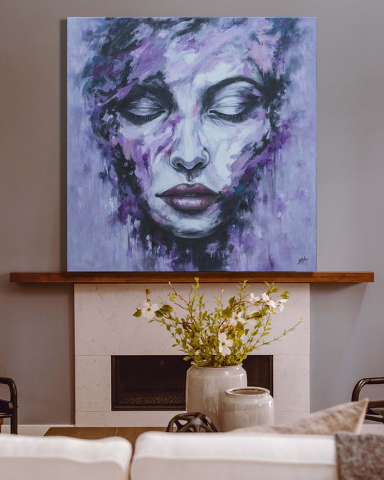 Woman's portrait FROZEN