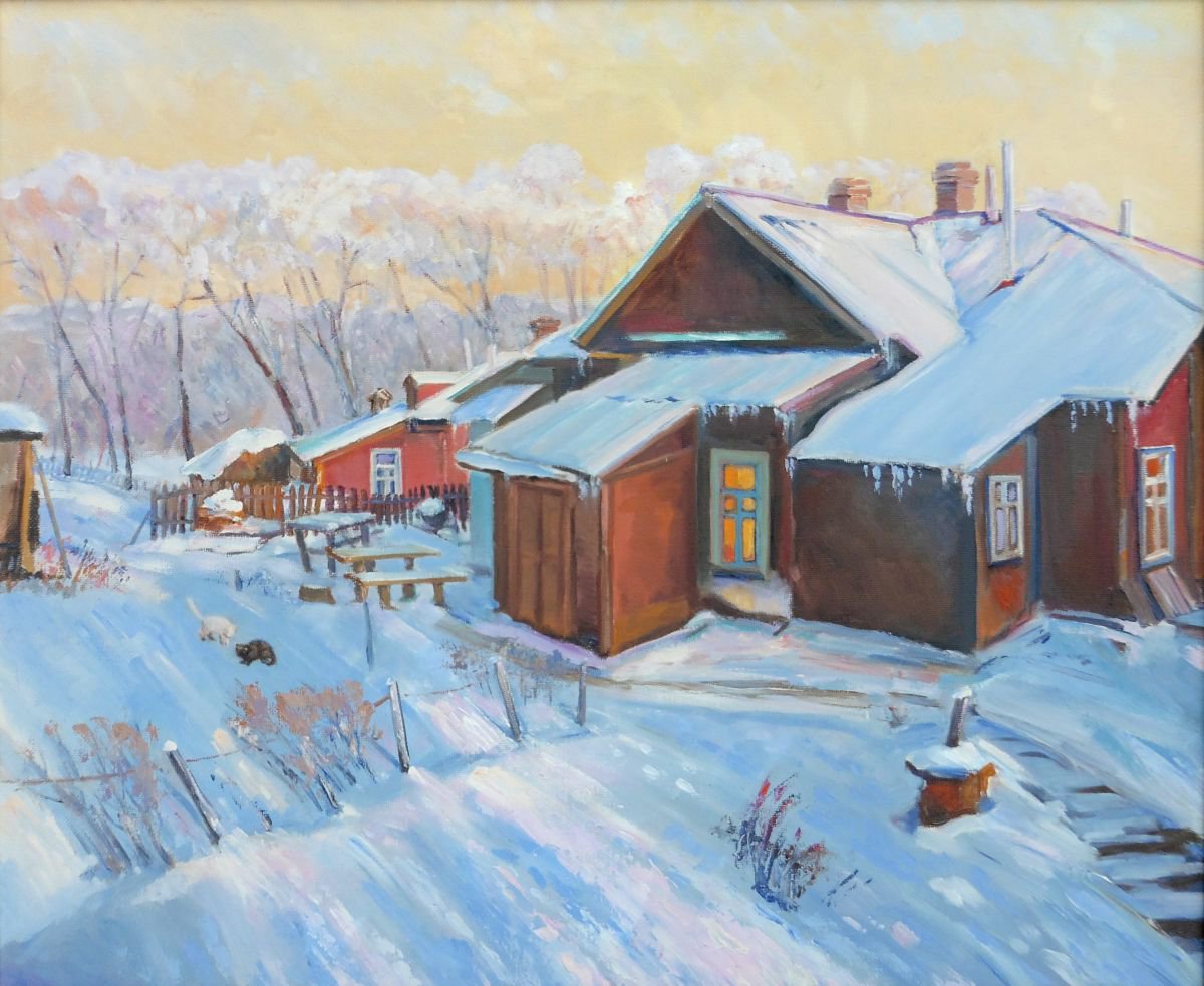 Winter morning by Vyacheslav Onyshchenko