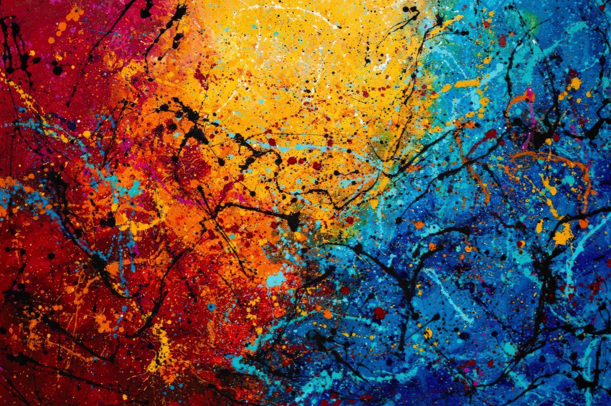 Abstract Acrylic Painting By Art By Catalin, 71 X 47, Love And Desire 157, Original Artwork