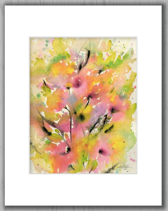 Flowers 51 - Floral Painting by Kathy Morton Stanion