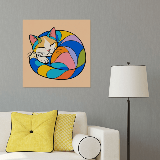 Colorful Cat #08