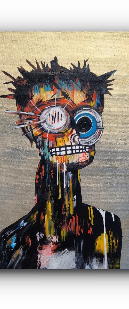 GOLDEN BASQUIAT by Angel Rivas