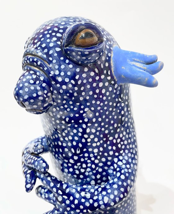 Dotted Blue Sweet Creation