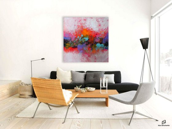 Contemporary art, original acrylic abstract painting / Unique painting by Alex Senchenko /Ready to hang /  Episode 23